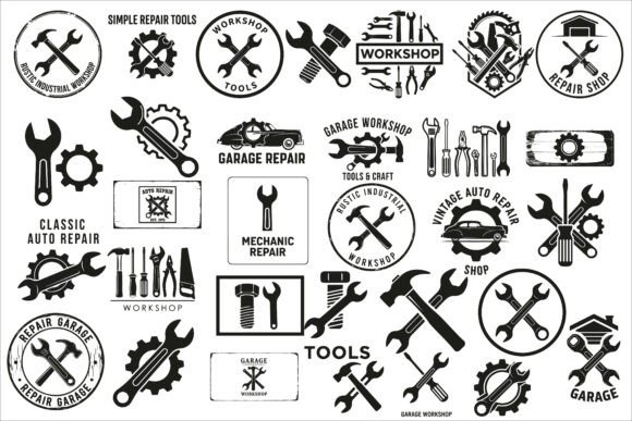 Download Classic Garage Workshop Sign Design - Workshop Collection