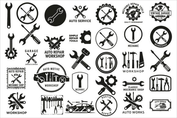 Download Classic Garage Workshop Sign Design - Workshop Collection