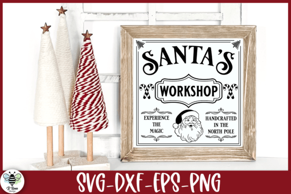 Download Santas Workshop Christmas Sign SVG - Workshop Collection