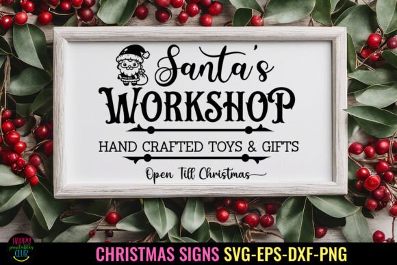 Download Santa's Workshop Sign SVG I Christmas - Workshop Collection