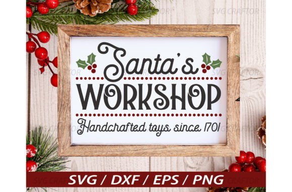 Download Santa's Workshop SVG Sign Designs - Workshop Collection