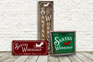 Download Santa's Workshop Christmas Sign Trio - Workshop Collection