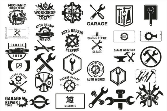Download Classic Garage Workshop Sign Design - Workshop Collection