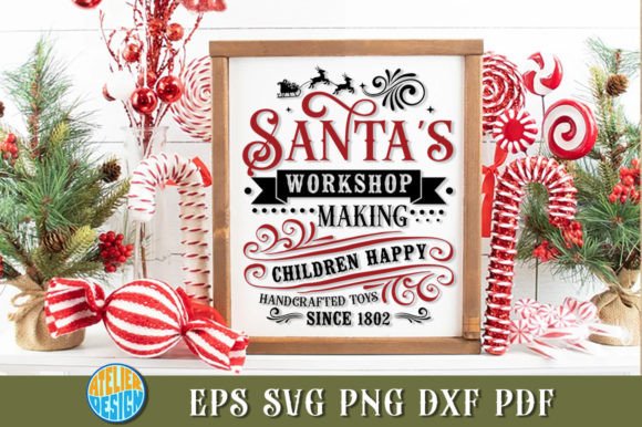 Download Santa's Workshop Sign Svg - Workshop Collection